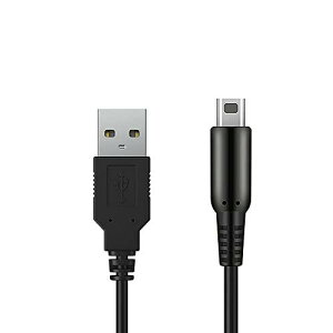 YFFSFDC 3DS �[�d�� 3DS USB �[�d�P�[�u�� 1.2m New3DS/ New3DSLL /3DS /3DSLL/ i2DS /DSi/DSiLL/2DS���p USB�[�d�P�[�u�� �u���b�N