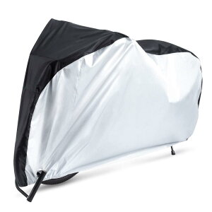 ZKIRVA 自転車カバー サイクルカバー 210Dオックス製生地 厚手 二重縫製 風飛び防止 破れにくい 防水 防風 UVカット 29インチまで対応 収納袋付き