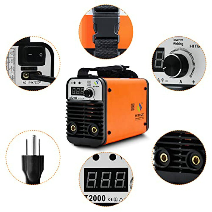 楽天市場】【送料無料】HITBOX 溶接機 アーク溶接 200A 100V/200V兼用 