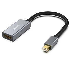 【送料無料】BENFEI Mini DisplayPort-HDMIアダプター、MacBook Air/Pro、Microsoft Surface Pro/Dock、モニター、プロジェクターなどと互換性のあるBenfei MiniDP-HDMIアダプター-グレー