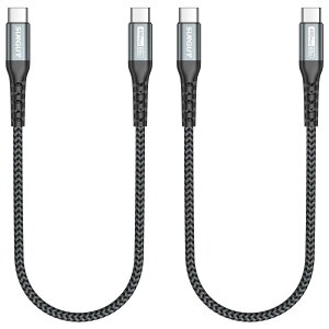 SUNGUY USB Type C P[u 0.3M y2{gz PDΉ 60W }[d USB C to USB C P[u 30cm Z Type C to C P[u USB2.0f[^] iPhone16/15V[Y Galaxy S24/iPad Pro/iPad air/MacBook Air/MacBook ProȂǂ̃^C