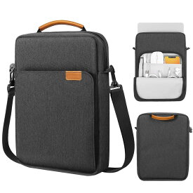 パソコンケース Dadanism 15インチ以下 ノートタブレットPC/電子書籍リーダーに適用 ハンドストラップ ショルダーバッグ Mac-BookAir 15" M4/M3/M2、Mac-Book Air 13" M4/M3/M2、Mac-Book Pro 14" M4/M4Pro/M4Max、Galaxy Tab S9 Ultra 14.6" ブラック