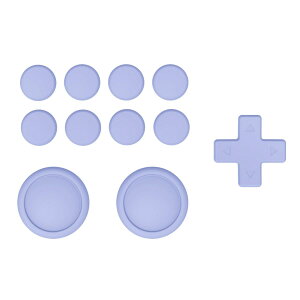 PlayVital �V���R���\���L�[�{�^���J�o�[�E�T���O���b�v�Z�b�g - Nintendo Switch / Switch OLED / Switch Lite �Ή� ABXY �����L�[�{�^���L���b�v �y���C�g�o�C�I���b�g�z