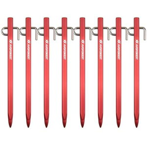 【業界初】AVOFOREST 鍛造ペグ アルミ製 ペグ 20cm/30cm 4本/8本セット 一体成型 ステンレス製フック テントペグ 超軽量 高強度 錆びにくい テント用 タープ用 アウトドア/キャンプ 用品 岩場 砂浜