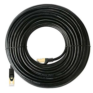 �y���������zPostta LAN�P�[�u�� 30M CAT7 �M�K�r�b�g10Gbps 600MHz �J�e�S���[7 �C�[�T�l�b�g�P�[�u�� �ό� �u���b�N