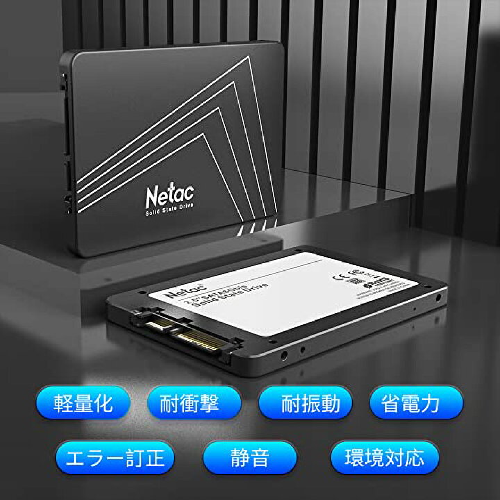 楽天市場】【送料無料】Netac SSD 120GB SATA3.0 7mm 3D Nand TLC採用  