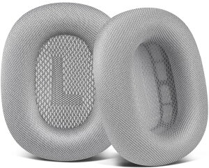 SOULWIT �C���[�p�b�h �C���[�N�b�V���� for Airpods Max Over-Ear �w�b�h�Z�b�g �p ���� ������ �p�b�h ��v�ȃ��b�V���t�@�u���b�N �w�b�h�p�b�h �_�炩���t�H�[�� �C���[�J�b�v - �V���o�[