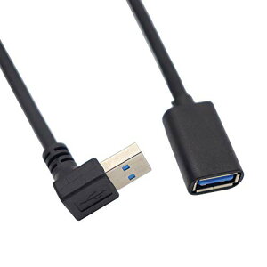 yzViViSun USB 3.0 L^ ㉺90°ϊP[u USB 3.0 P[u ^CvAIX- ^CvAX  5Gbps̃f[^][h (0.3m, L)