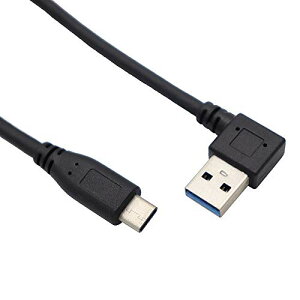 yzViViSun USB Type C P[u USB3.0 Type-CP[u 90x L^ USB-A to USB-CP[u ϋv }[d f[^] TPEV[h (EL)
