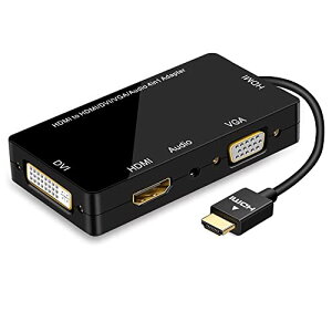 yzConnBull HDMI ϊ VGA DVI HDMI o @\ ϊ 41 A_v^ 3840*2160 4K𑜓x |[grfIϊA_v^[ vWFN^[ PC HDTVɑΉ
