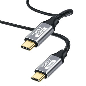 USB C �P�[�u�� Type-C �[�d �yPD�Ή� 100W�}���[�d/ USB 3.2 �W�� 10Gbps�f�[�^�]���z USB-C to USB-C �������[�d 4K/60Hz�f���o�� �����ϋv �i�C�����҂� �^�C�vC�Ή� (1m)