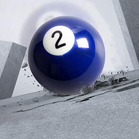 【送料無料】YESHMA 汎用 シフトノブ ビリヤード MT車 シフトレバー 2 番号 ボール型 丸 直径54 アダプター付き M10x1.25 M10x1.5 M8x1.25 ギアノブ アクリル製 青