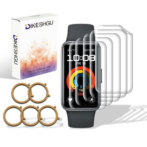 DIKESHGU for HUAWEI Band 10 �t�B���� HUAWEI �X�}�[�g�E�H �b�` 10�p �ی�t�B���� 24���Ԏ����C���Z�p TPU�t�B���� Aluminum Edition �t�B�����J�o�[ ��ʕی�V�[�g �t���ی�V�[�� �\�t�g��t�ȒP �C�A��