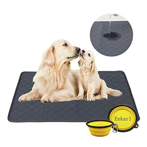 【送料無料】Enkarl ペット用おしっこマット ペットマット トイレシート 下敷き マット 洗える 繰り返し利用可能 四重構造 防水 速乾 消臭 滑り止め おしっこパッド 猫 中型 大型 犬用 ペット