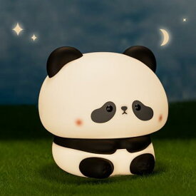 BASON パンダナイトライト 愛らしいパンダのシリコーンの夜ライト ベッドサイドランプ 3階段調光 USB-C充電式 30分タイマ設定 間接照明 授　乳ライト ルームライト 常夜灯 寝室用ライト 熊型 目に優しい 枕元ライト かわいいタッチ式ランプ 雰囲気作り居間 贈り物 誕生日 プ