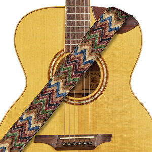 [Amumu] Chevron Guitar Strap XgbvubNwbhXgbNXgbv^CtAR[XeBbNAGNgbNAx[XM^[p̃M^[Xgbv - 34C`59.5C`܂ł̕L