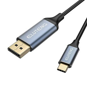 yzELUTENG USB C Displayport ϊP[u 1.2m Displayport P[u usb c to DPP[u 4K@60Hz USB Type C to fBXvC|[g 4K@60Hz ϊA_v^ Thunderbolt3Ή Windows10/8/7/XP m[gp\R/e