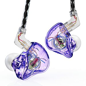 Yinyoo �C���z�� �L�� �J�i���^ �C���z�� �m�C�Y�L�����Z�����O �C���z�� KBEAR Storm PU+PEEK 10mm�_�C�i�~�b�N �Չ��� ���R��h�~ �C�����j�^ HiFi���� ���j�^�[�C���z�� 2pin ���P�[�u���\ �C���i