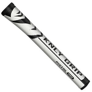 【送料無料】KNLYゴルフパターグリップ-ピス トル型ゴルフグリップは、軽量ポリウレタン材質からなり、グリップ圧力を最小限に抑え、柔らかく、高いフィードバックを有します (白)