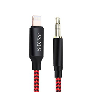 yzSKW 3.5mm ϊP[uyMFiFzCz iPhone ϊP[u Lightning to AUX ϋviC҂ HIFI wbhtH Xs[J[Ȃǂɐڑ iPhone14 Pro Max/iPhone13/iPhone12/iPhone11/iPh