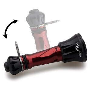 HEIGHTEN 50mm ���[�� �X�^���h �܂��ݎ� �V�}�m(SHIMANO) �_�C��(DAIWA) �X�s�j���O���[�� �ʗp ��� �t�b�N�L�[�p�[ ���C���X�g�b�p�[ (���C�����b�h���u���b�N) (1020)