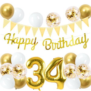 34 a o[ D Zbg 傫 40inch S[h a  o[ t 100cm nbs[ o[Xf[ HAPPY BIRTHDAY K[h 12inch S[h zCg D18pcs t Zbg q