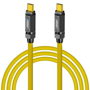 Poyiccot USB Type C [d P[u140WAPD3.1 }USB C[dP[uA20Gbps USB P[u Type-C }[d ϋv8K/60Hzfo USB C to USB CP[uGalaxy S20 S10+ S9 USB-C@Ή, 2m