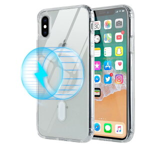 Lipvina iPhoneX�P�[�X Magsafe �Ή� iPhoneXS�P�[�X �X�}�z�P�[�X iphone X �ČRMIL�K�i �}�O�Z�[�t �N���A �ϏՌ� ���� ���C���� �X�[�d�Ή�(�A�C�t�H��XS/�����ӂ���X/��phoneXS/�A�C�z��X/XS 5.8�C���`�Ή� 