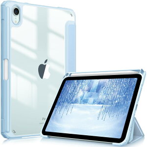 Fintie for iPad Mini 7 P[X (A17 Pro 2024) / iPad Mini 6 P[X 2021 8.3C` 7/6 obNJo[ Pencil [\ Pencil C X[dΉ O܃X^h X[v@\ y ^ h~ P