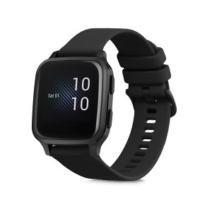 kwmobile �����x���g Garmin Venu Sq Music/Sq�Ή� �o���h - �V���R���o���h �\�t�g TPU �ϋv�� ���F