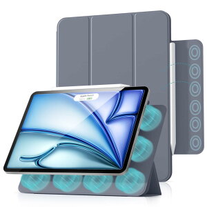 Aoub iPad Air 11C` P[X M2 2024 iPad Air 5/4 P[X 2022/2020 }Olbg P[X iPad Pro 11 P[X 2018 Cz O܃X^h I[gX[v/EFCN Apple Pencil Pro/USB-CΉ y[ X