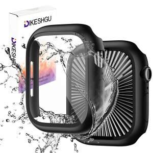DIKESHGU for Apple Watch hP[X Series10 42mm/46mm AbvEHb` V[Y 10pیJo[ KXtB ̌^ PCf ^b`ǍD Apple Watch 10 ANZT[ (ubN,42mm)