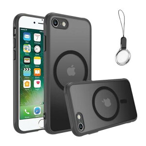 iPhone SE3/SE2/SE/8/7 P[X MagsafeΉ}OlbgO  gуP[XyXgbv1tz HILEGENER for ACtH SE 3/2 iPhone 8 X}zP[X  ΂ݖh~ MILKi ϏՌ ^ y