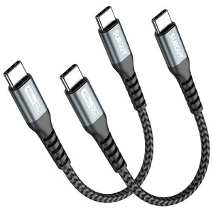 SUNGUY USB Type C P[u 0.15M y2{gz PDΉ 60W }[d USB C to USB C P[u Z Type C to C P[u USB2.0f[^] iPhone15/15Pro Galaxy S22 ultra/iPad Pro/ipad air/MacBook Air/MacBook ProȂǂ̃^Cv