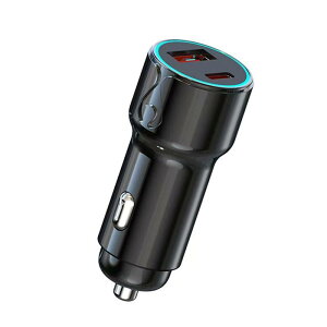 VK[\Pbg USB & USB-C J[`[W[ [dy PD30W+QC3.0/}[d/SzAFFLIC Type-C VK[\Pbg 12V/24VԑΉ ԍڏ[d12`24VԑΉ iPhone/Android/iPadΉ (_[NO[)