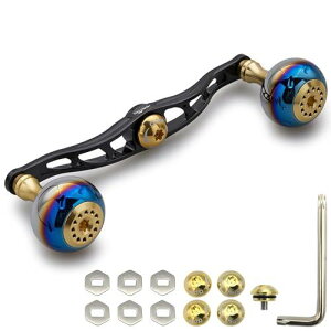 HEIGHTEN 130/115mm ���[�� �n���h�� �V�}�m �_�C�� �ʗp �x�C�g���[�� �p Aurora Series (�S�[���h���u���b�N, 120mm) (812)