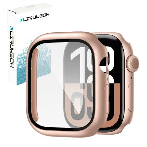 LIRUWECH for Apple Watch 10�P�[�X 42mm �A�b�v���E�H�b�`10�ی�J�o�[ �K���X�t�B���� ��̌^ �A�b�v���E�H�b�` �V���[�Y10�Ή� PC�f�� �ϏՌ� �^�b�`���ǍD �Ռ��z�� �h�o Apple Watch 10�A�N�Z�T���[ App