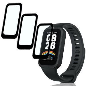 �y3���Z�b�g�z�p Xiaomi smart band 9 Active �t�B���� PET������ �Y�f�@�� �p �V���I�~ �X�}�[�g�o���h band 9 Active �t�� �ی�t�B���� �J�o�[ �L�Y�h�~ �ϏՌ� ��U�h�~ 24���Ԏ����C���Z�p �S�ʕی� 3D
