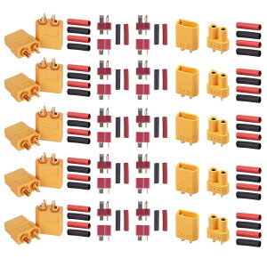 GTIWUNG 5�y�A XT60�R�l�N�^�[ XT-60�I�X���X�R�l�N�^ 5�y�A XT30 �I�X ���X �o�@���b�g �R�l�N�^ �v���O RC ���|�@�o�b�e���[�p 5�y�A�ԃE���g��T�v���O�R�l�N�^�f�B�[���X�^�C�� DeansT�I�X���X�v��