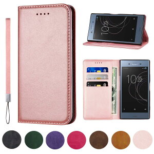 Xperia XZ1 �P�[�X �蒠�^ ����PU���U�[ SO-01K SOV36 �P�[�X Sony SOL23 �J�o�[ �ϏՌ� ��v �����}�O�l�b�g�J�� �x���g�Ȃ� �X�}�z�P�[�X ������� �J�[�h�|�P�b�g �X�^���h�@�\ �֗� �X�v���b�g��