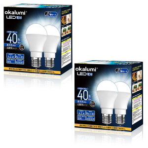 okalumi �~�j�N���v�g���d�� E17���� 40W�` LED�d�� �����F 500lm ���`�d�� �L�z�� �����s�� �f�M�ގ{�H���/�����Ή� 4�Z�b�g