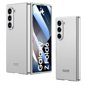 For Galaxy Z Fold6 P[X qWی MNV[ Z Fold6 p X}zP[X Greerass ̌^XN[tB JYی ϏՌ C X[dΉ y ^  lC (Vo[j