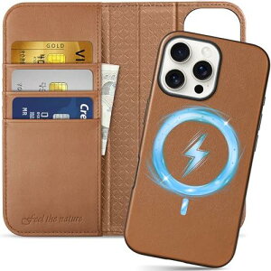 SHIELDON iPhone 16 ProMax Ή蒠^P[X 2in1 {v OR ӂ16 v}bNX gуJo[ Ռz J[h[ uX^h@\ }Olbg [RFIDubLO] S