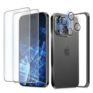 MINIKA �A���`�O���A �t�B���� iPhone 15 �K���X�t�B���� ���炳�� ��Phone15 �t�B���� �T���T�� �A�C�t�H��15 �ی�t�B���� �}�b�g �w��h�~ �Q�[�� �p �y2���z iPhone15 �J�����t�B���� �t��