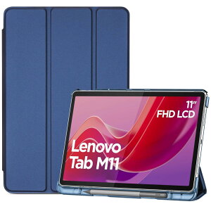 ProCase m{ Tab M11/B11/K11 10.95C` / NEC LAVIE Tab T11 11C` 2024 یP[X O܂ y[ tHI I[gX[v/EFCNɑΉ TPUobN X}[gJo[ Ή@FLenovo Tab M11