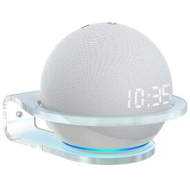 SPORTLINK Dot 5 壁掛けホルター Dot 第5世代 ホルダー マートスピーカー マウント HomePod mini ホルダー コード収納 スタンド カバー 保護ホルダー Ech0 PoP ホルター スピーカー 保護ホルダー 安定性 クリア(透明)