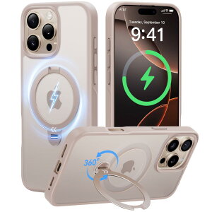 y2024ō&_360x]zCASEKOO iPhone 16 Pro p P[X ČRMILKi ϏՌ MagSafeΉ ϋvycEpxRző25W}[dΉ wh~/}bgdグ/ϖh~/ 