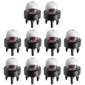 プライマリーポンプ 10個入 草刈り機 交換用部品パーツ チェーンソー燃料ポンプ 刈払機を修理 キャブレター 内径約15.6mm 総長約34mm