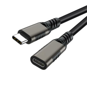 USB type C P[u1m LpoieJun USB 3.2 Gen2(20Gbps) f[^ʐM/ 4K@60Hzfo/240W PD}[d PVCf USB C ^Cvc R[h X}[gtH/^ubg/Q[@/m[gp\R̃^Cvc@