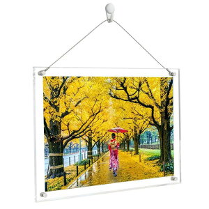 YBWBM アクリルフォトフレーム フォトフレーム A5判額縁 写真フレーム スタンドタイプ 透明 写真フレーム 透明 両面使用可能 写真立て カレンダー 押し花 子供の写真 家族写真 記念日 アルバ